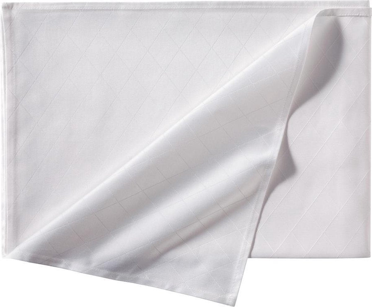 DDDDD Rhombus - Katoen - Tafelkleed - 150x200 cm - White