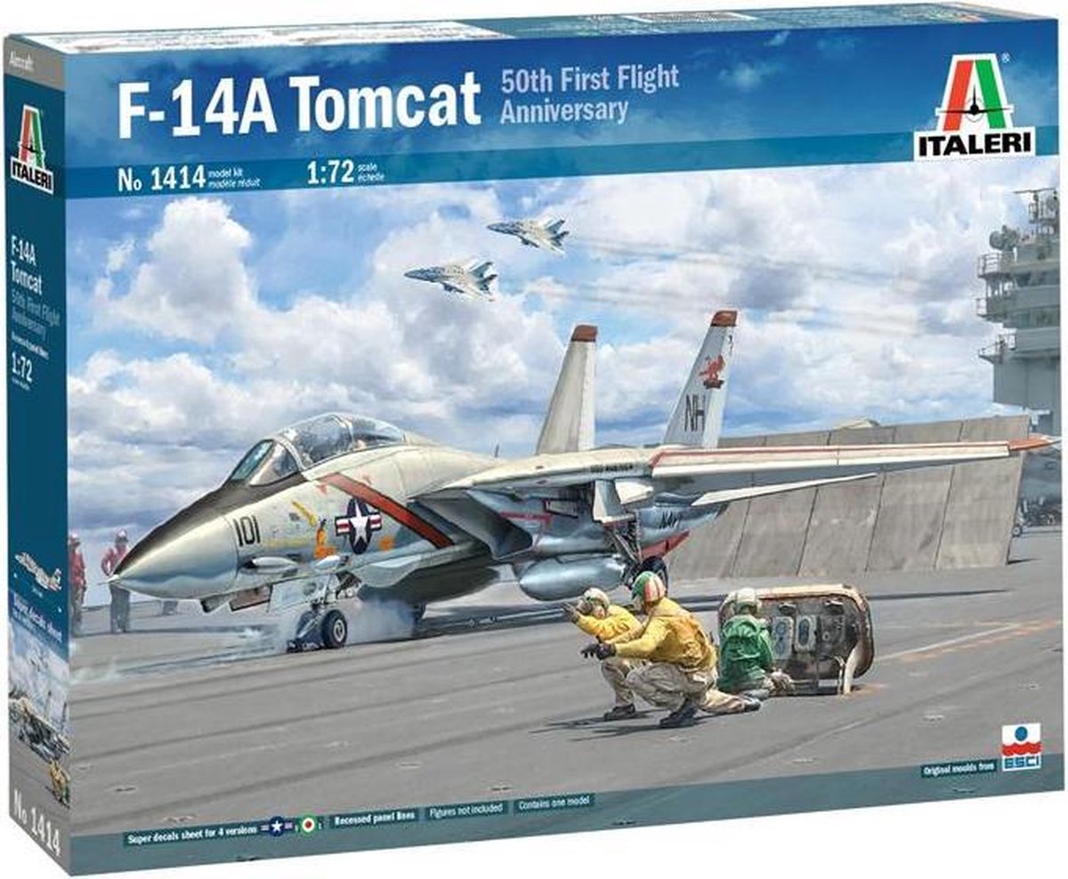 F-14A Tomcat - 50th First Flight Anniversary - 1:72 - Italari 1414 - 2020 | Heroplage met gewijzigde markeringen