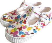 Cienta - canvas kinderschoen - wit - Maat 21