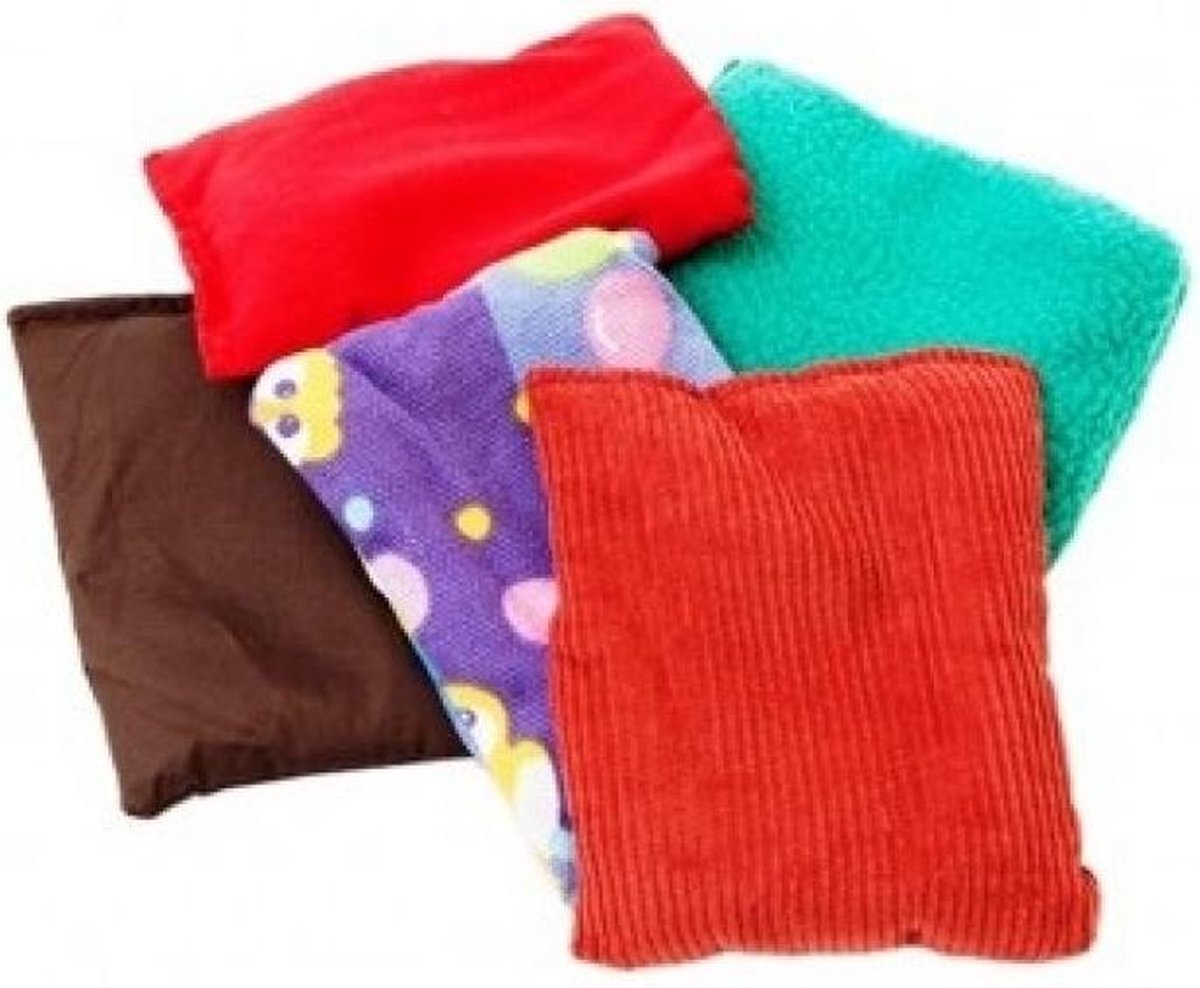 Tactiele bean bag zakken - Set van 5 (30417)
