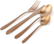 ONA - Bestekset Slim - Rose Gold - Mat - 24 delig