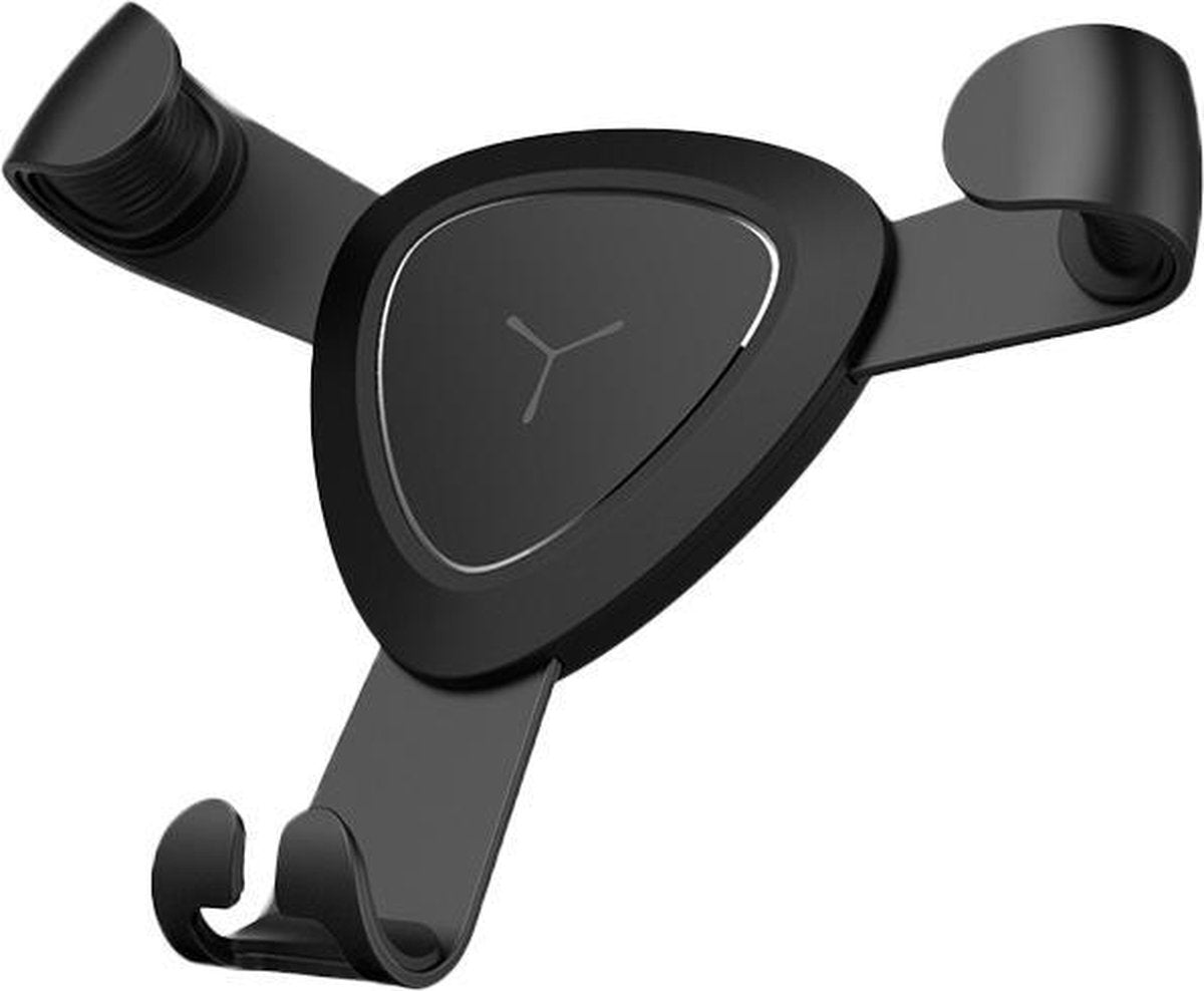 GadgetBay Iron Claw Ventilatierooster - Houder Car Auto Luchtrooster iPhone Smartphone - Zwart