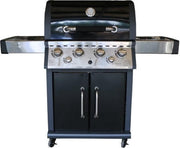 Fonteyn San Diego Barbecue - 4 branders - Zwart