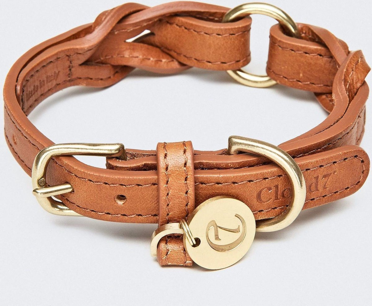 Lederen Halsband Hyde Park (XL)