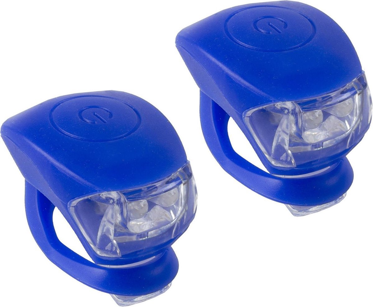 M-wave Verlichtingsset Led Blauw 2 Stuks