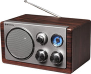 Roadstar Retro Radio HRA-1245 FM AUX Dark Wood
