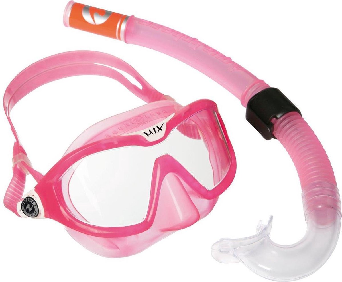 Aqua Lung Sport Reef DX + Snorkel - Snorkelset - Kids (vanaf 4 jaar) - Roze