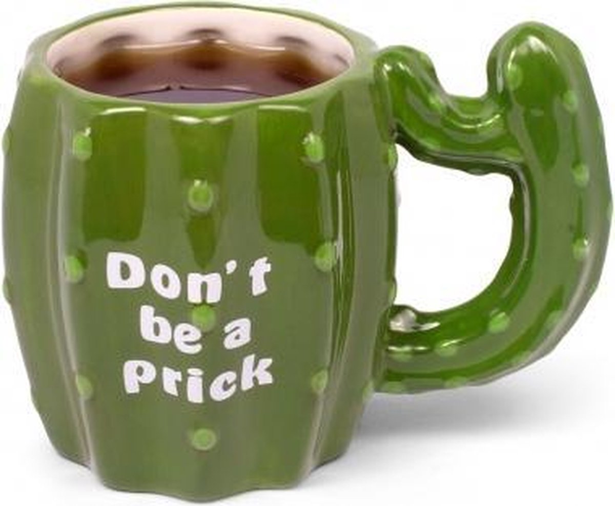 Thumbsup! Novelty Keramiek Cactus Mok Groen