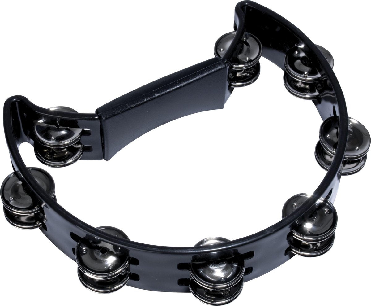 Tambourijnen - Fame Hand Tambourine zwart