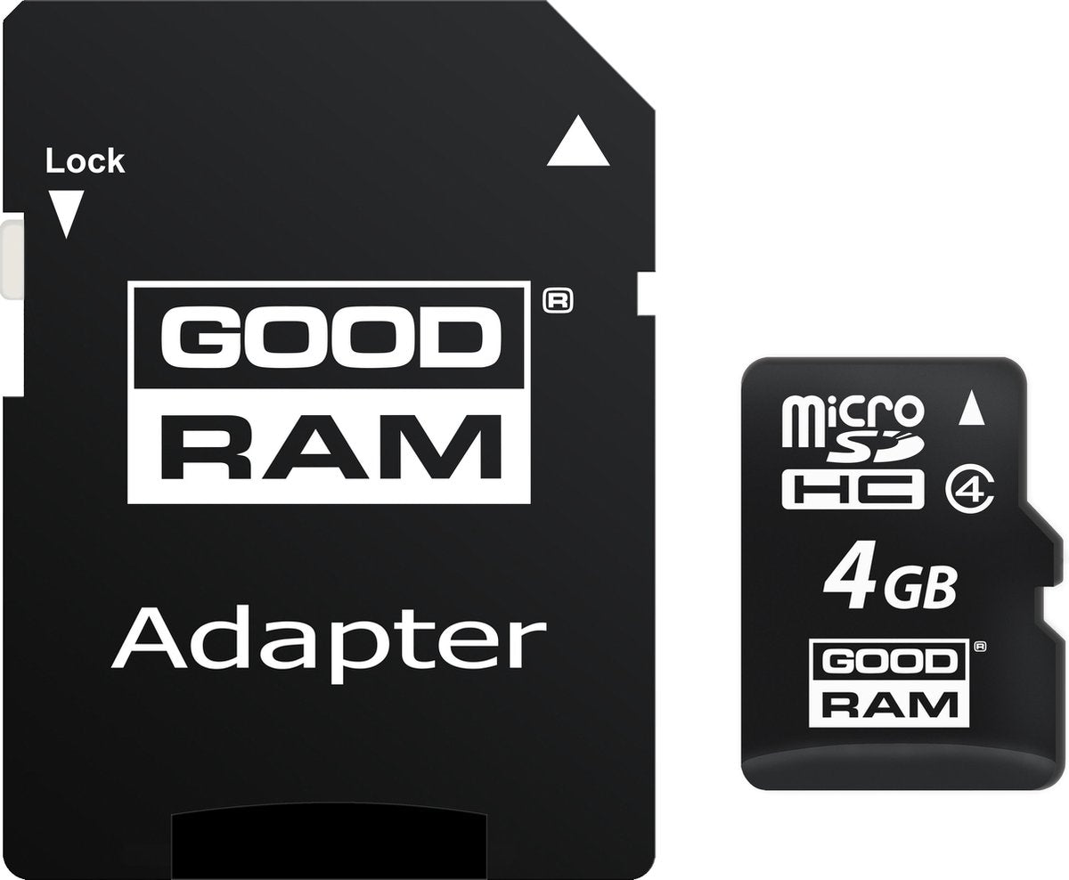 Goodram M40A flashgeheugen 4 GB MicroSDHC Klasse 4 UHS-I