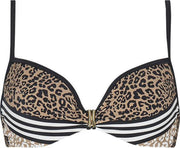 Sapph 12S Grace Padded Bikini Dames Leopard-80D
