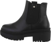 Chelsea boots dames zwart Zwart / 39