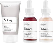 f - Tripple set - The Ordinary Face Exfoliator Set! AHA 30% + Bha 2% Peeling Solution Help Fight Visible Blemishes! Lactic Acid 10% + Ha Tegen onzuiverheden - Egale huid - Gezichts peeling - Gezichtsserum