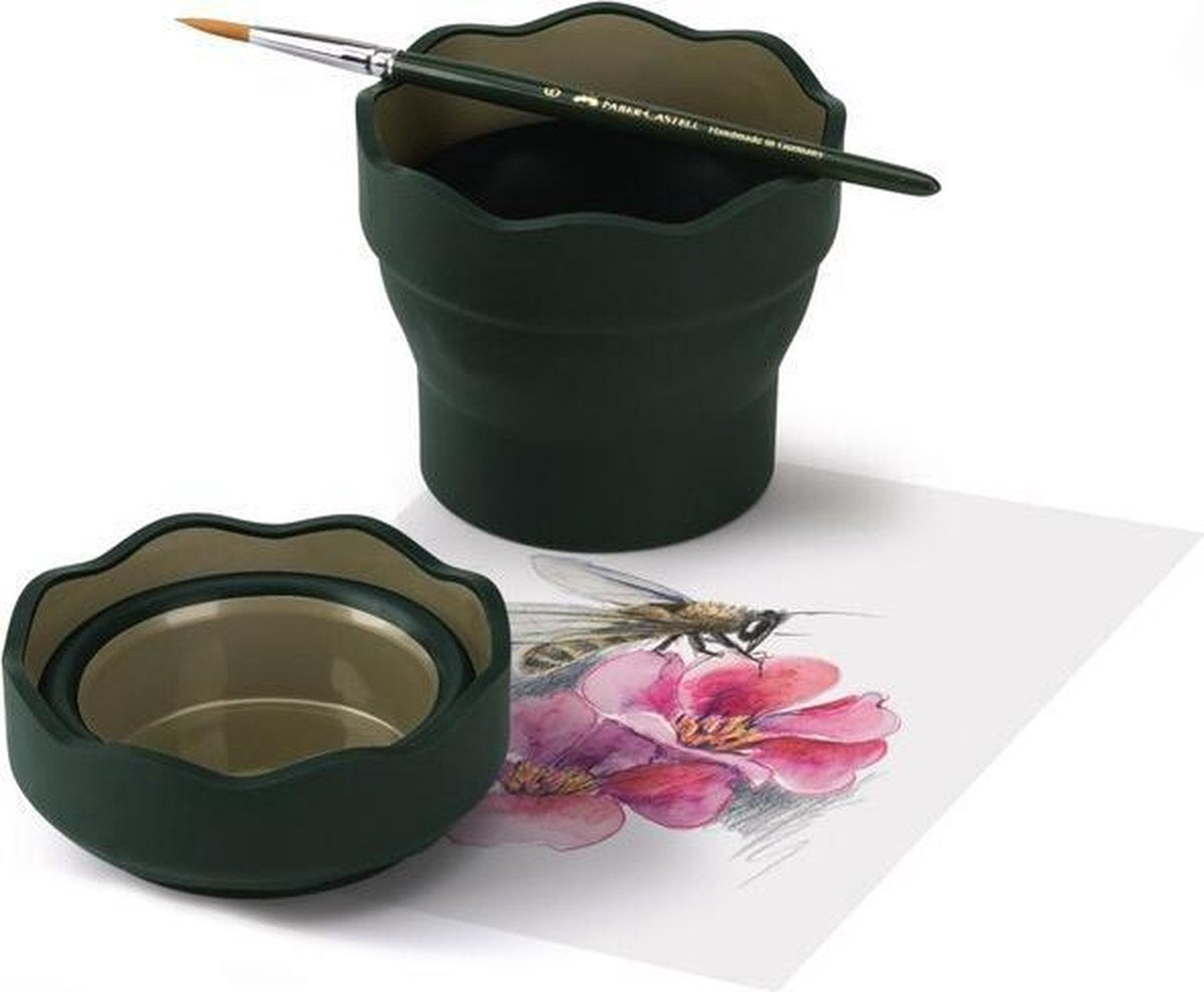 watercup Faber-Castell Clic & Go donkergroen FC-181520
