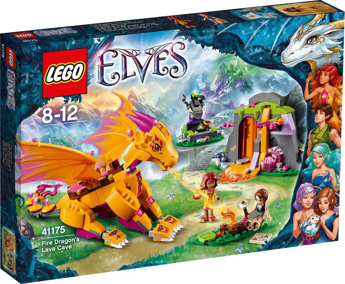 LEGO Elves De Lavagrot van de Vuurdraak - 41175