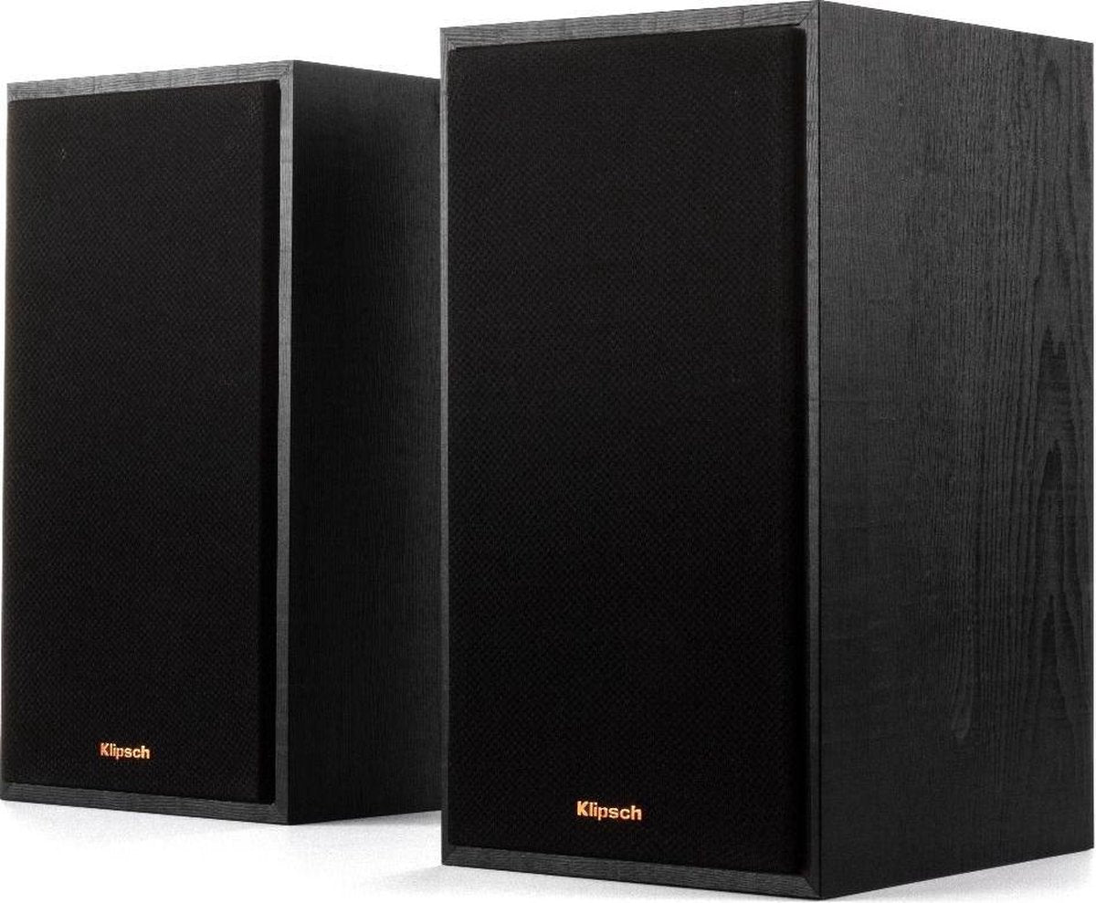 Klipsch R-51PM - Actieve Boekenplank Speakers - Zwart ( Per Paar )