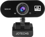 Jotechs Webcam 2K - Webcam voor PC - 2560 x 1440 Pixels - Webcams - Camera Web Cam - Camera Laptop - USB Webcam - Webcam voor Computer - Microfoon - Werk & Thuis - Windows - Mac - Linux - Nieuw Model 2021