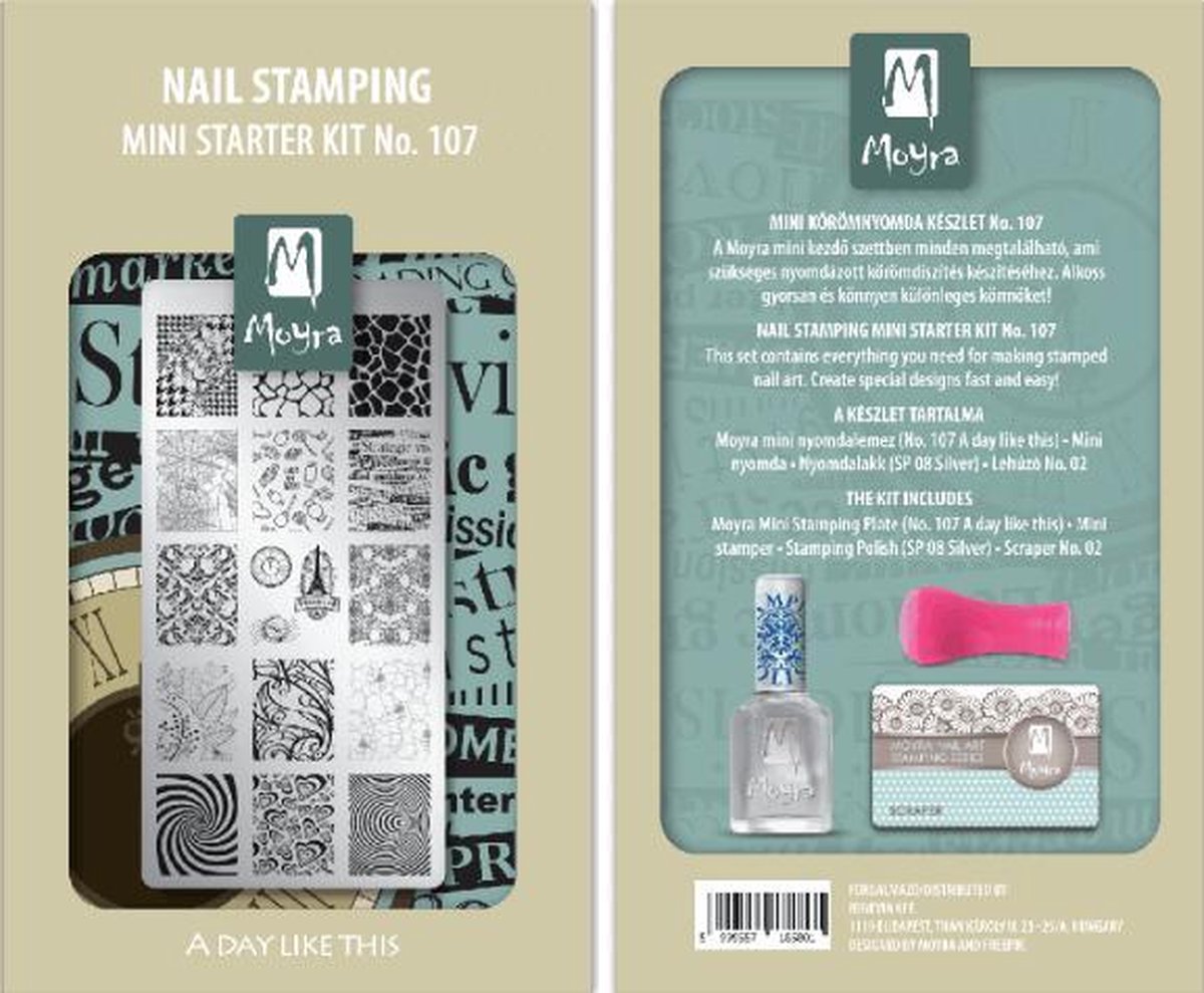 Nail Stamping Mini starter kit No.107