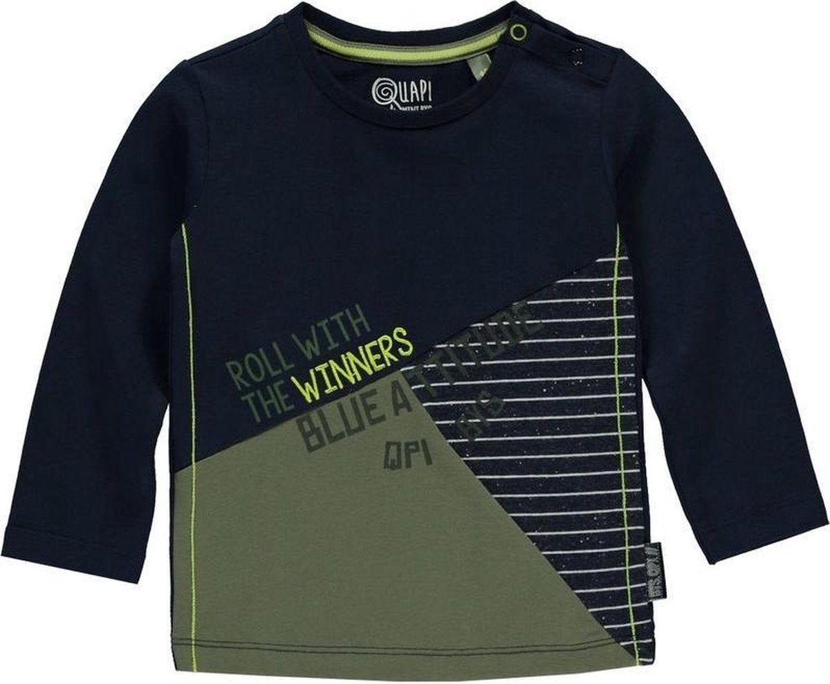 Quapi Vicco Longsleeve - Mid Blue - maat 68