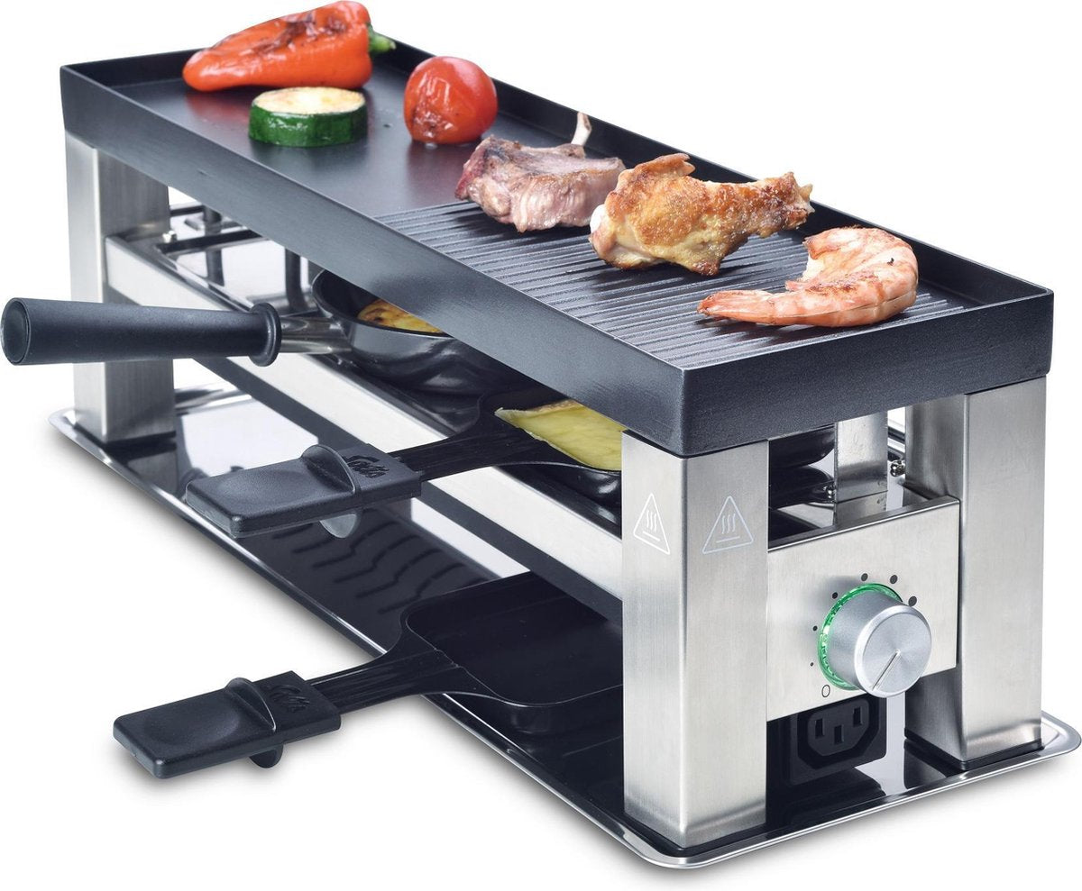 Solis Table Grill 4 in 1 790 - Multifunctioneel Grill Apparaat - Gourmetstel 3 Personen