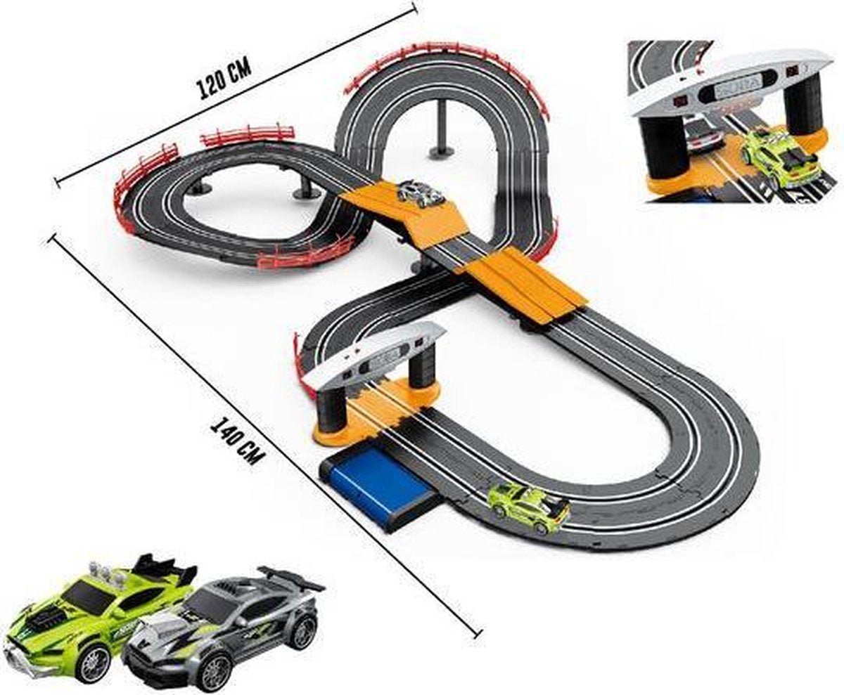Wheellious Orange 3 In 1 Dual Racing Racebaan 1:43