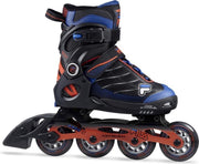 Fila Inlineskates Wizy Alu Jongens Zwart/blauw/rood Maat 32-35