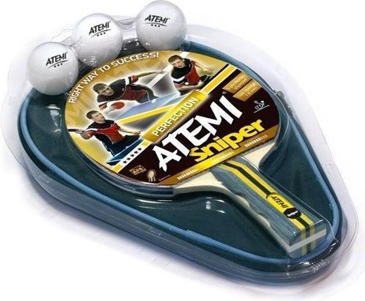 T.T.SET Atemi Sniper1 bats met 3x 3 ster bal