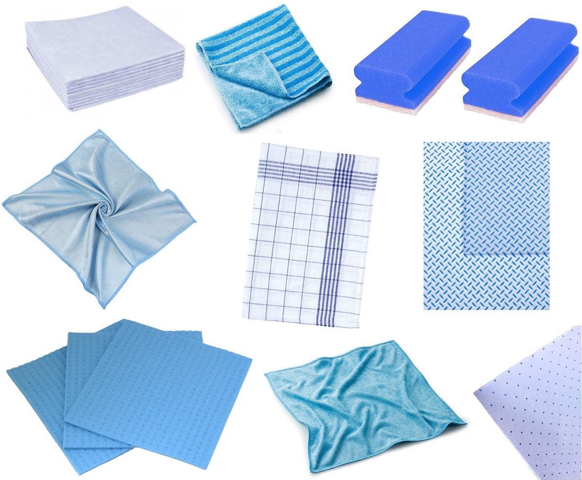 Maus blauwe huishouddoekjes pakket compleet- Allround doekenpakket