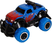 Van Manen Mini-monstertruck Rc Big Wheel 13 Cm Blauw 2-delig