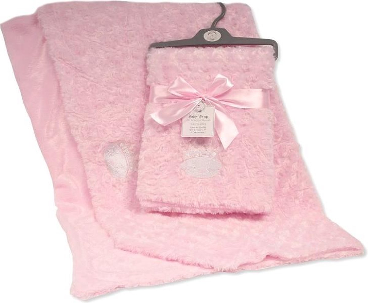 SNUGGLE BABY | Roseswirls deken  'Little Princess' | 75 x 100 cm