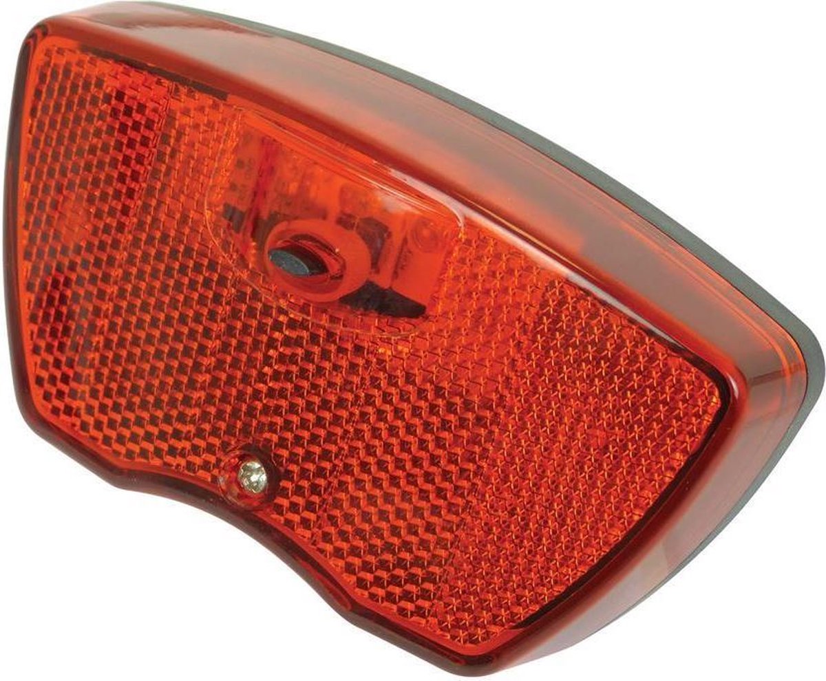 Dresco Fietsverlichting Fietsachterlicht - 3 LEDs - Met reflector - Rood