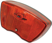Dresco Fietsverlichting Fietsachterlicht - 3 LEDs - Met reflector - Rood