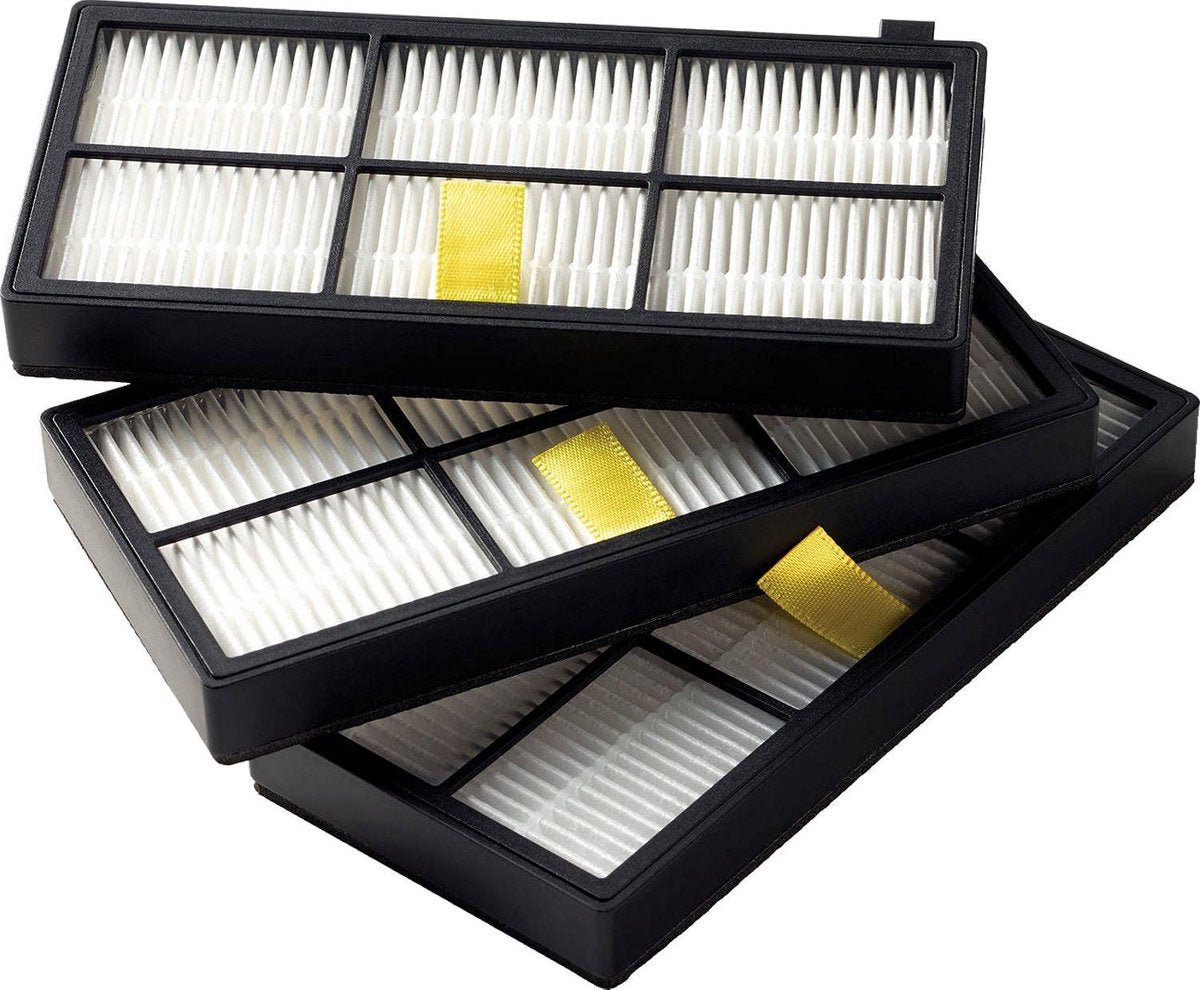 Originele Set Hoogefficiënt AeroForce Filters voor de iRobot Roomba 800 en 900 Serie (3 Stuks)