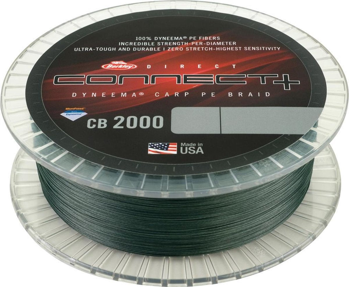 Berkley Direct Connect CB2000 - Moss Green - Dyneema - 0.35mm - 900m - Groen