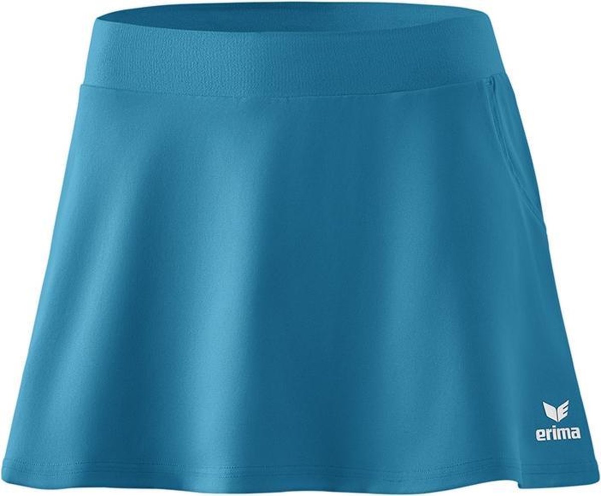 Erima 5-C Dames Tennisrok - Rokjes  - blauw licht - 38
