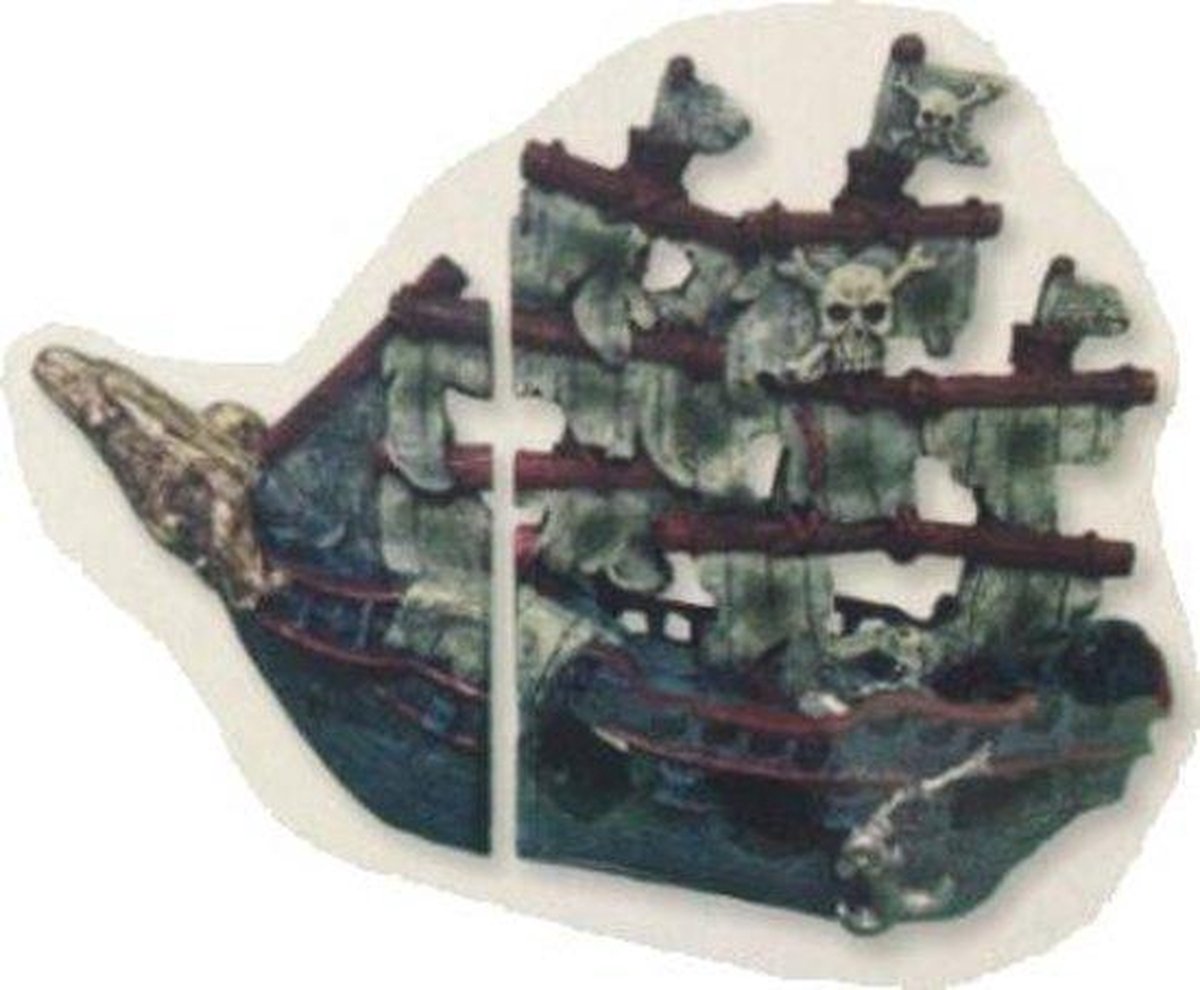 SF scheepswrak magnet (24x8x19cm)