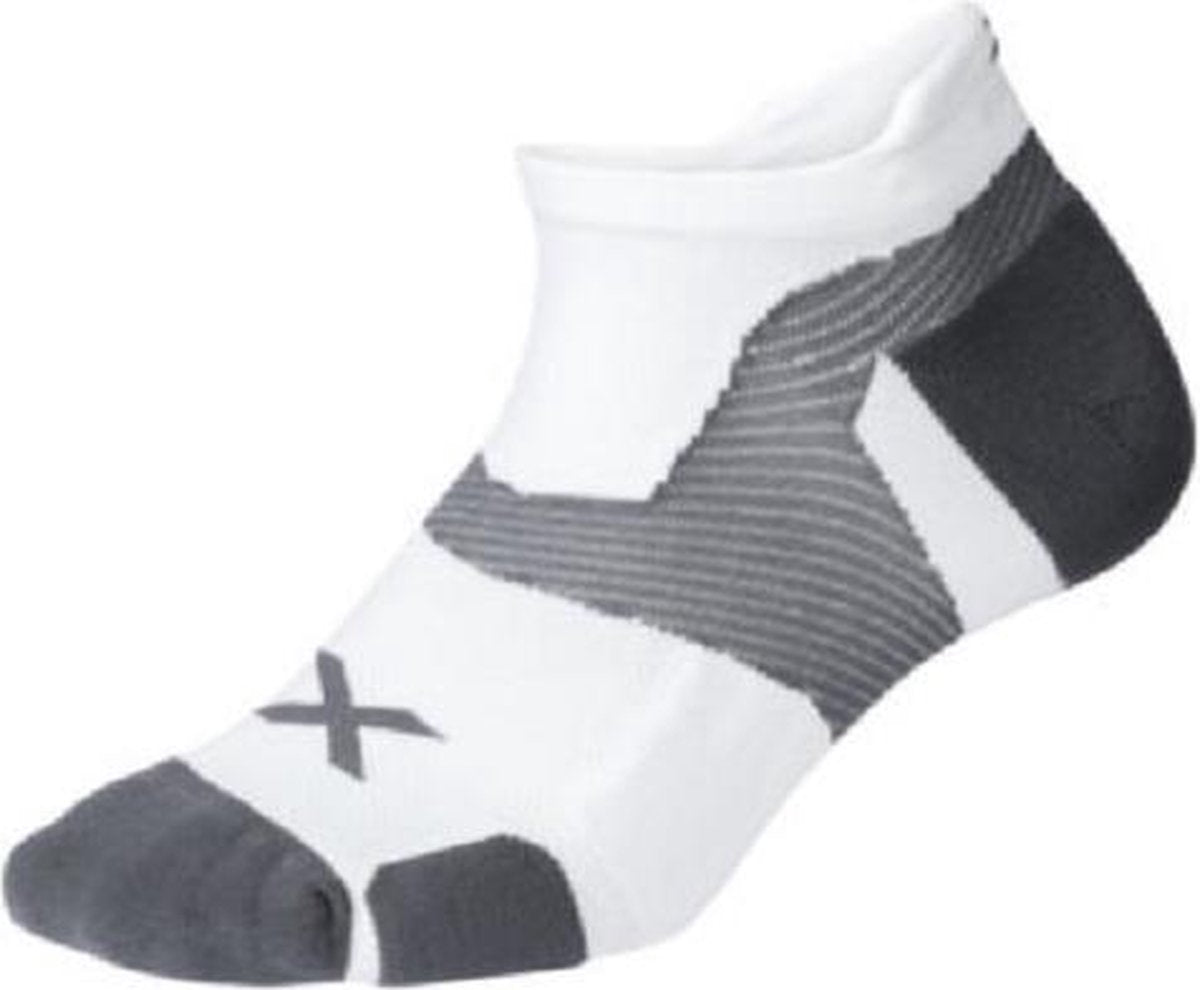 2xu Sokken Vectr Cushion Nylon/elastaan Wit Maat 46