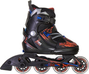 Fila X One Inlineskates - Maat 32-35 - Unisex - zwart/rood/blauw