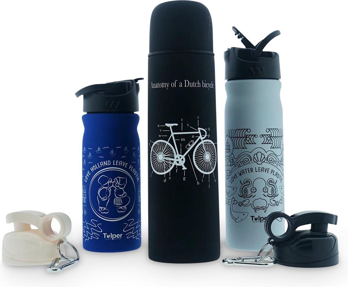 Retulp - Voordeelpakket Dutchie - Drinkfles - Thermosfles