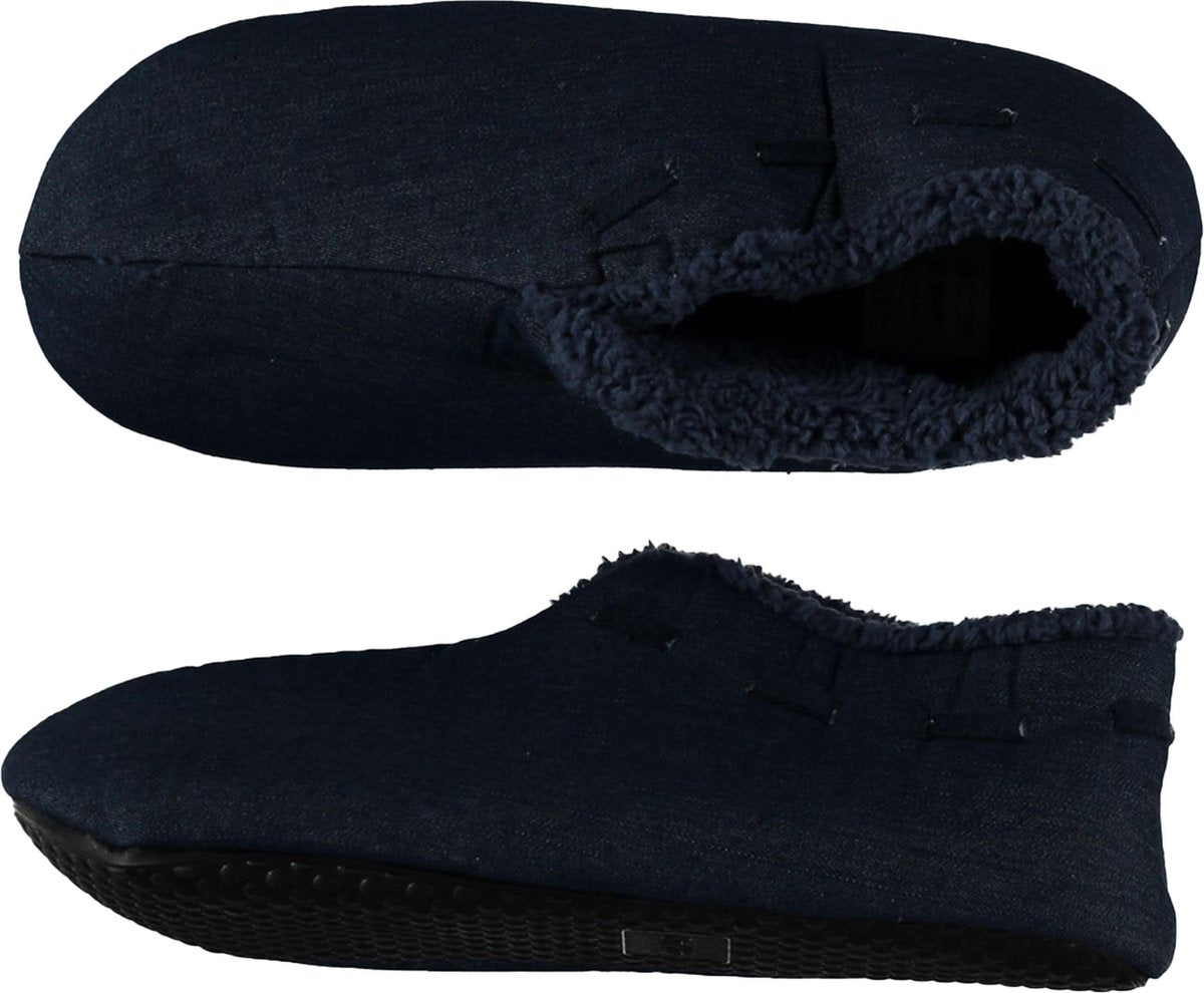 Apollo Heren Sloffen - Jeans Blauw - Maat 43/44