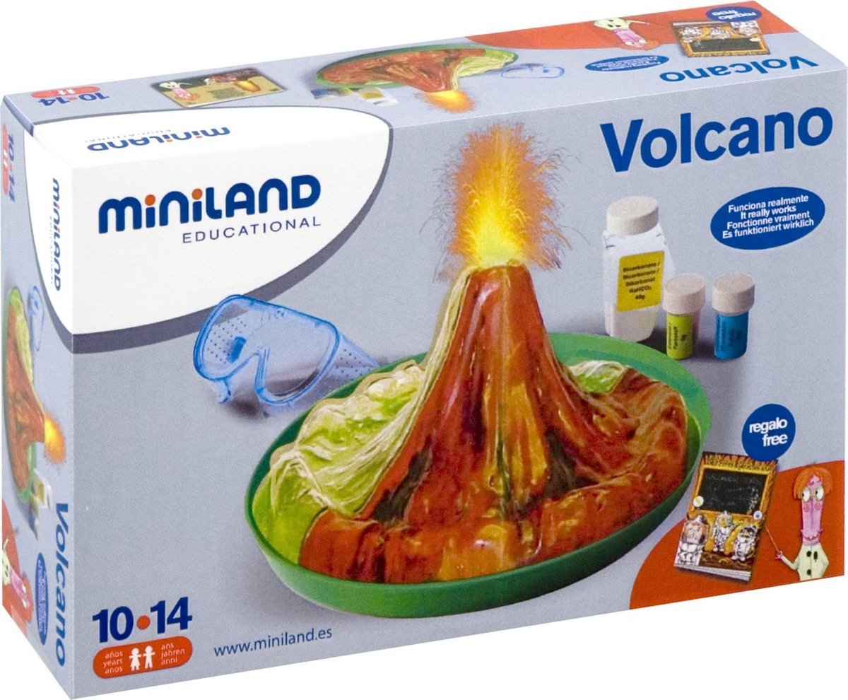 Miniland Wetenschapskit Vulcano Junior 40 X 28 Cm 10-delig