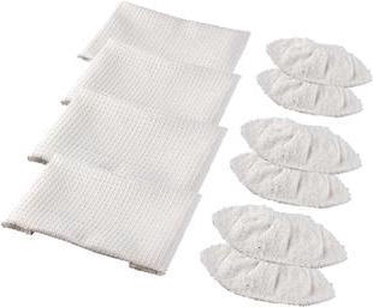 VAPORETTO PAEU0217 Lot de 4 serpillieres et 6 bonnettes
