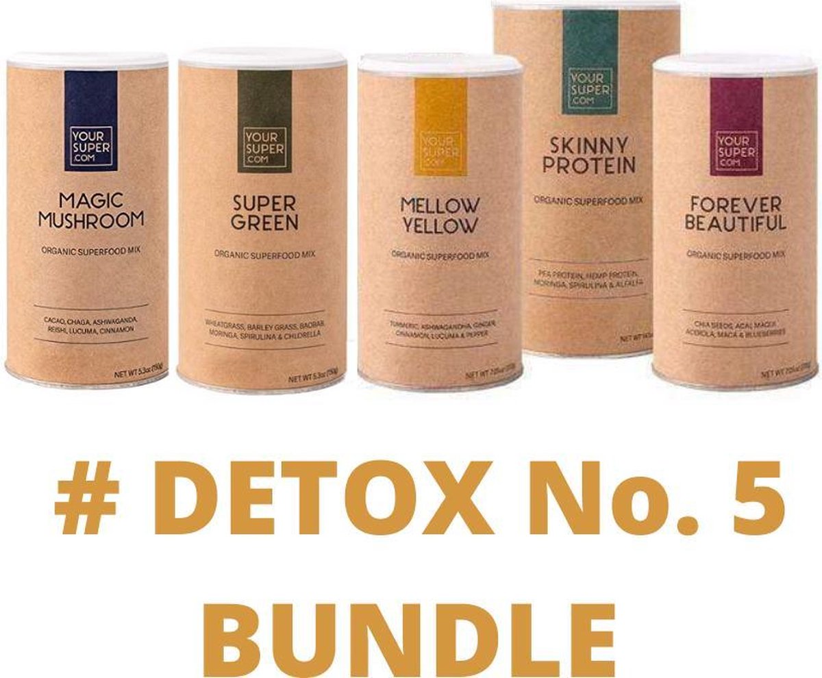 Your Super - DETOX No. 5 BUNDLE - Cleaning & Energizing (5 mixes)
