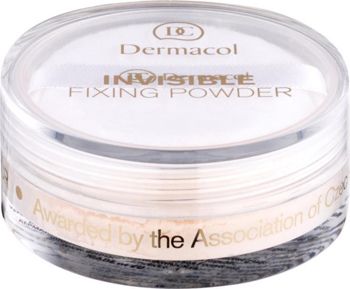 Dermacol Invisible Fixing Powder - transparant fixing powder - Light - 13 gram