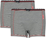 Claesen's Meisjes Boxershort - Navy/White Stripes - Maat 164-170