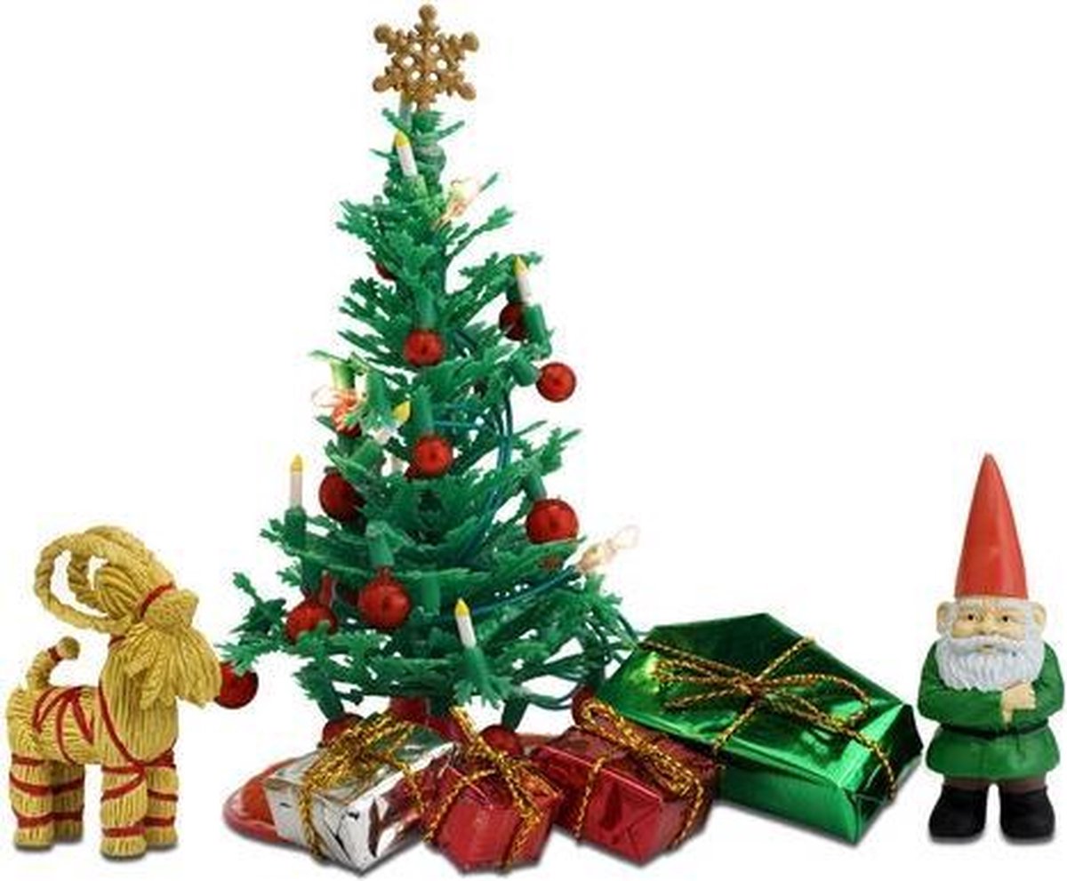 Lundby poppenhuis Kerstboom met toebehoren