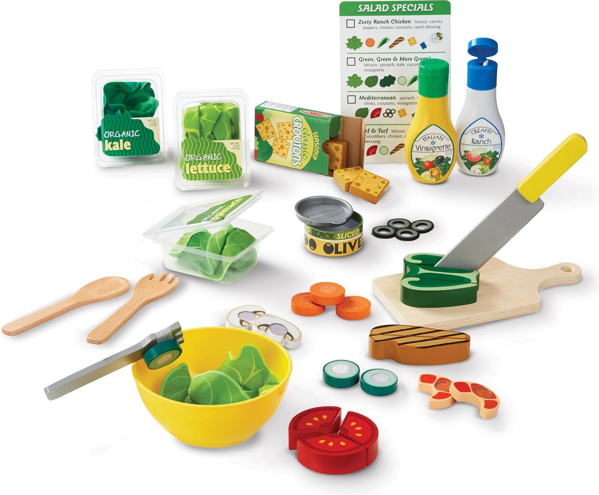 Melissa & Doug Salade-set 52-delig