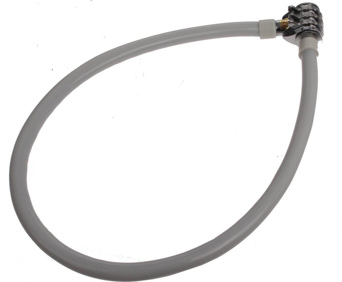 M-wave Kabelslot Cijfercombinatie 500 X 12 Mm Wit