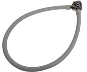 M-wave Kabelslot Cijfercombinatie 500 X 12 Mm Wit