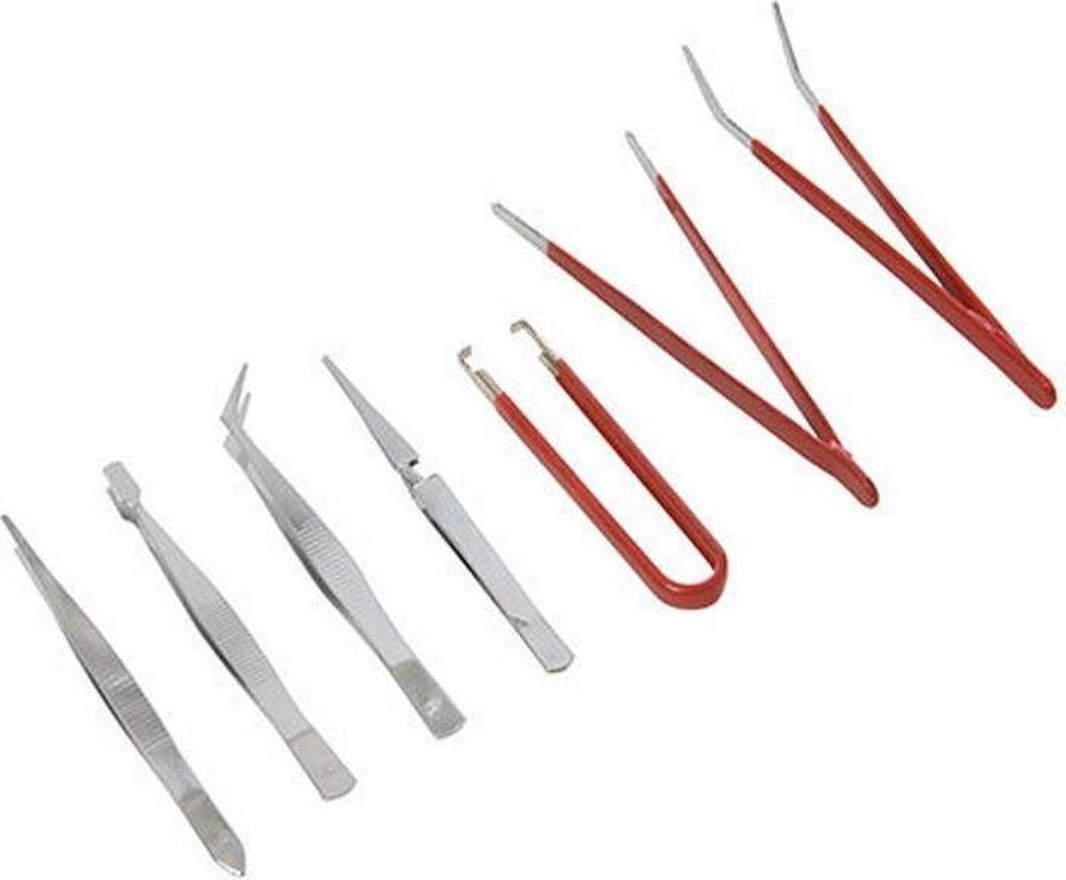 Silverline 7-Delige Pincet Set